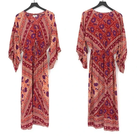 ARNHEM Sunbird Kimono Orange Purple Cream S - Picture 1 of 10
